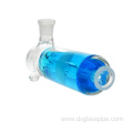 NEW DESIGN Glass Hand Pipe with Glycerin Coil Chamber CAN USE BOWL OR QUARTZ BANGER